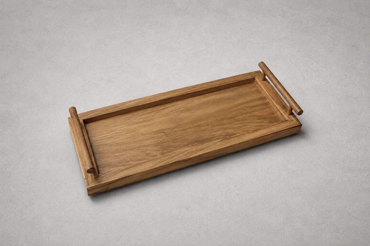 Tea service wooden serving tray