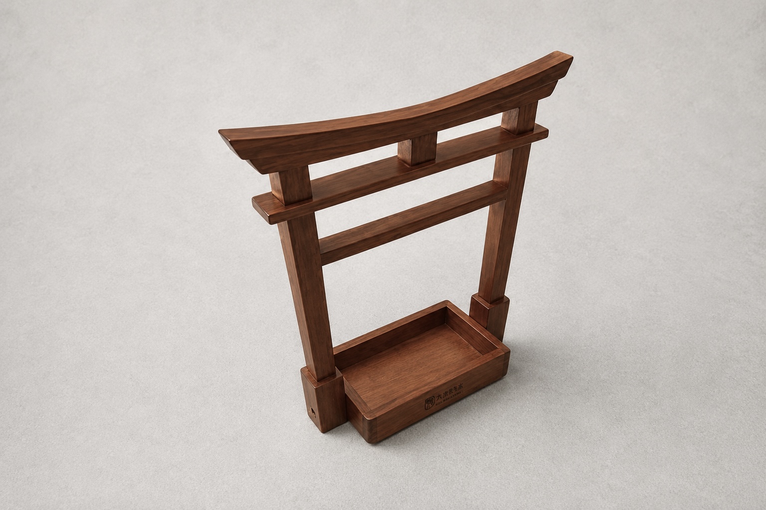 Wooden hanging meat display
