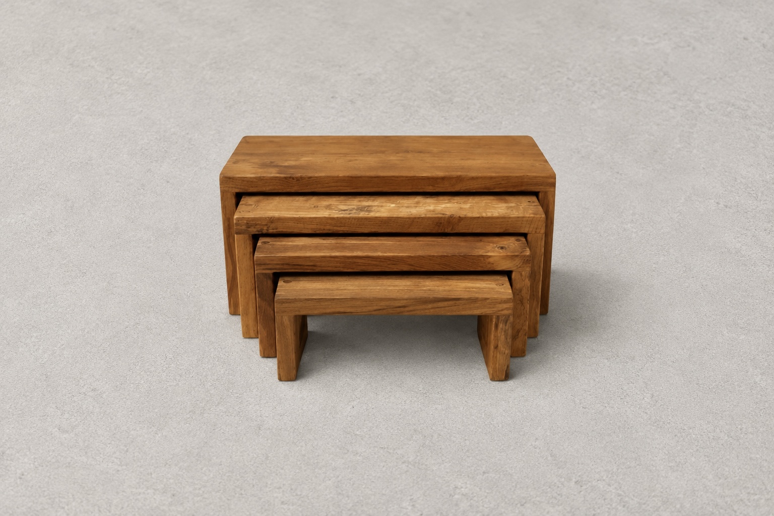 Wooden buffet risers
