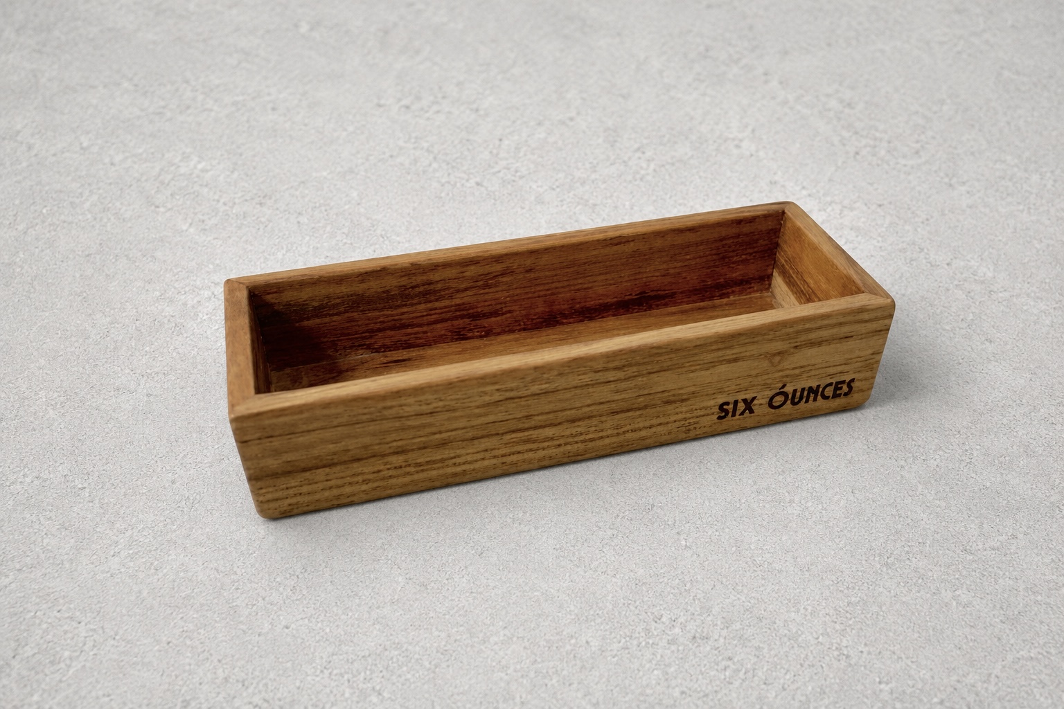 Wooden utensil tray